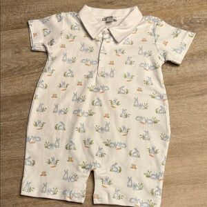 Kissy kissy boys one piece romper 12/18 months nwot